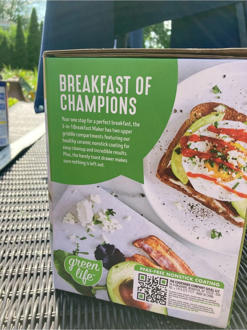 Greenlife 3-in-1 breakfast maker station